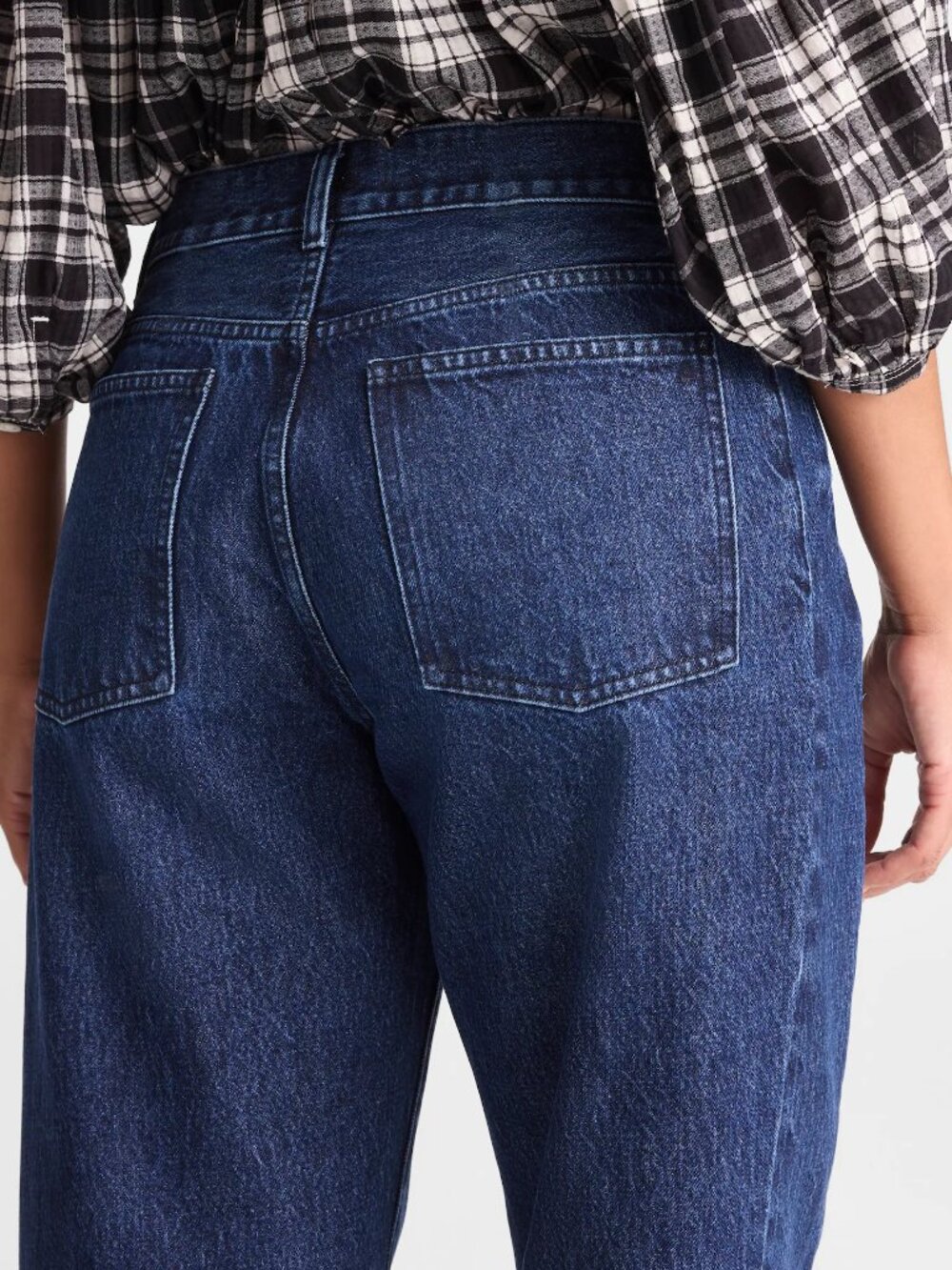 Madewell Tall Curvy Pieced Barrel-Leg Jeans – McKinney Wash - Picture 9 of 9
